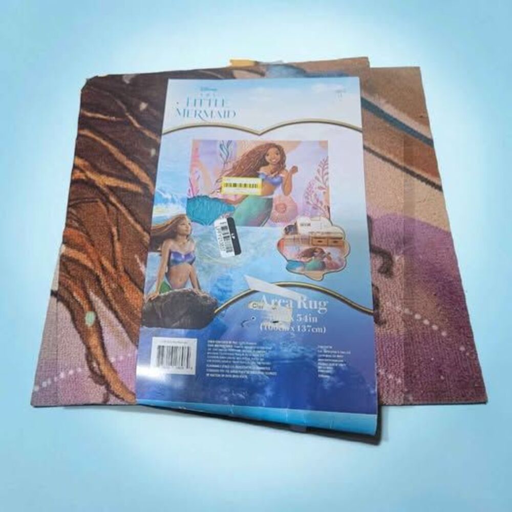 Disney Little Mermaid Area Rug 39in x 54in - NEW